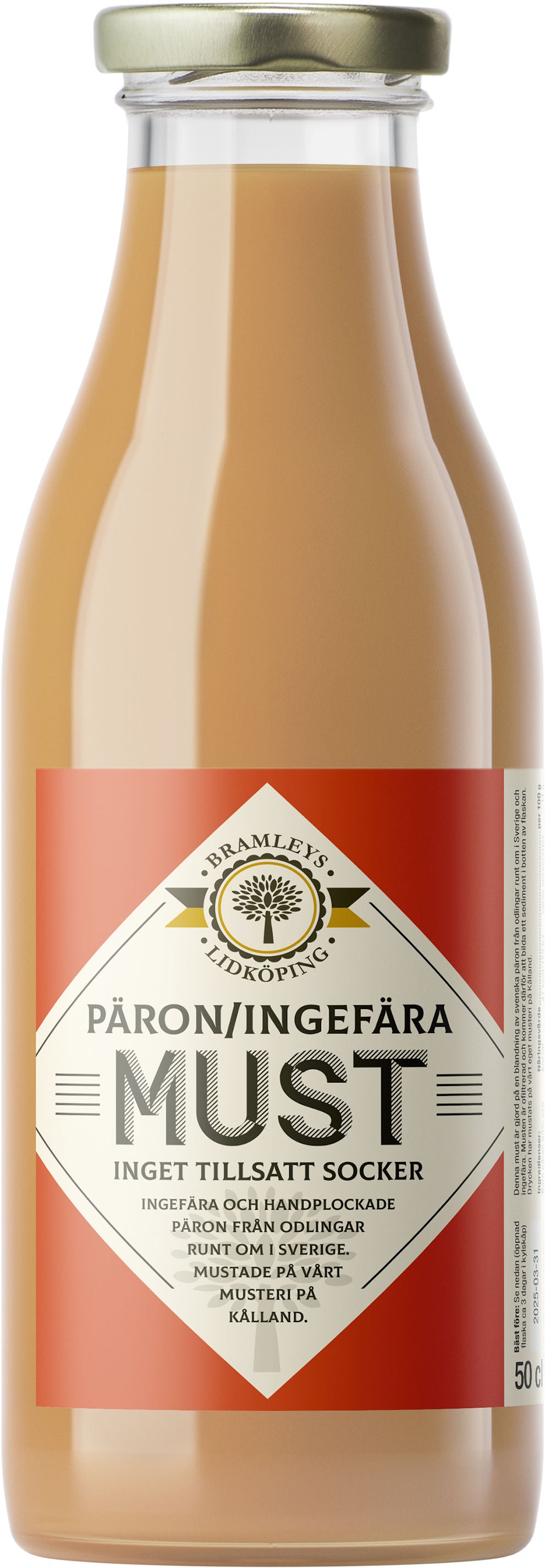 Päron/Ingefära must 50 cl